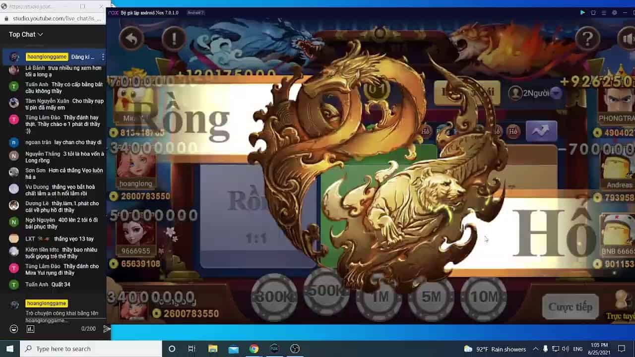 Nắm rõ được cách chơi Rồng Hổ với những điều này