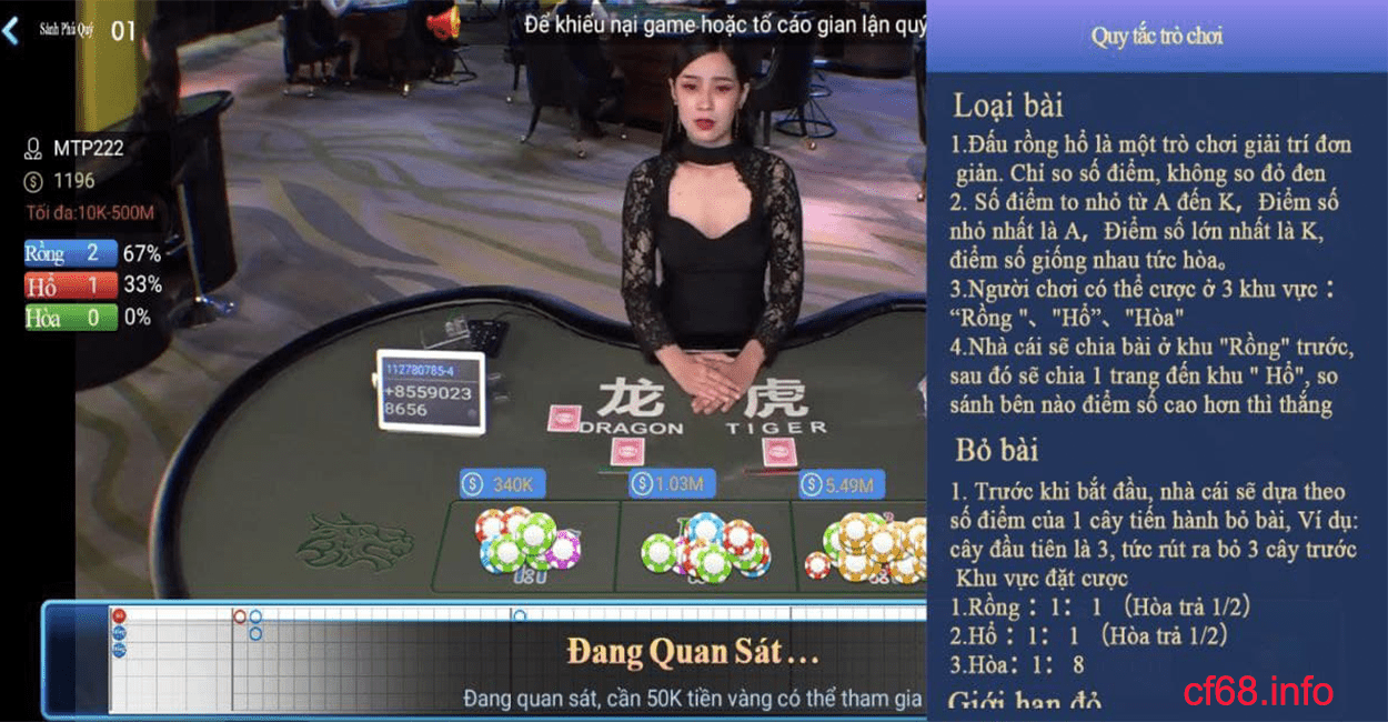 3 cách để bạn có thể kiếm được tiền từ trò chơi Rồng Hổ đơn giản