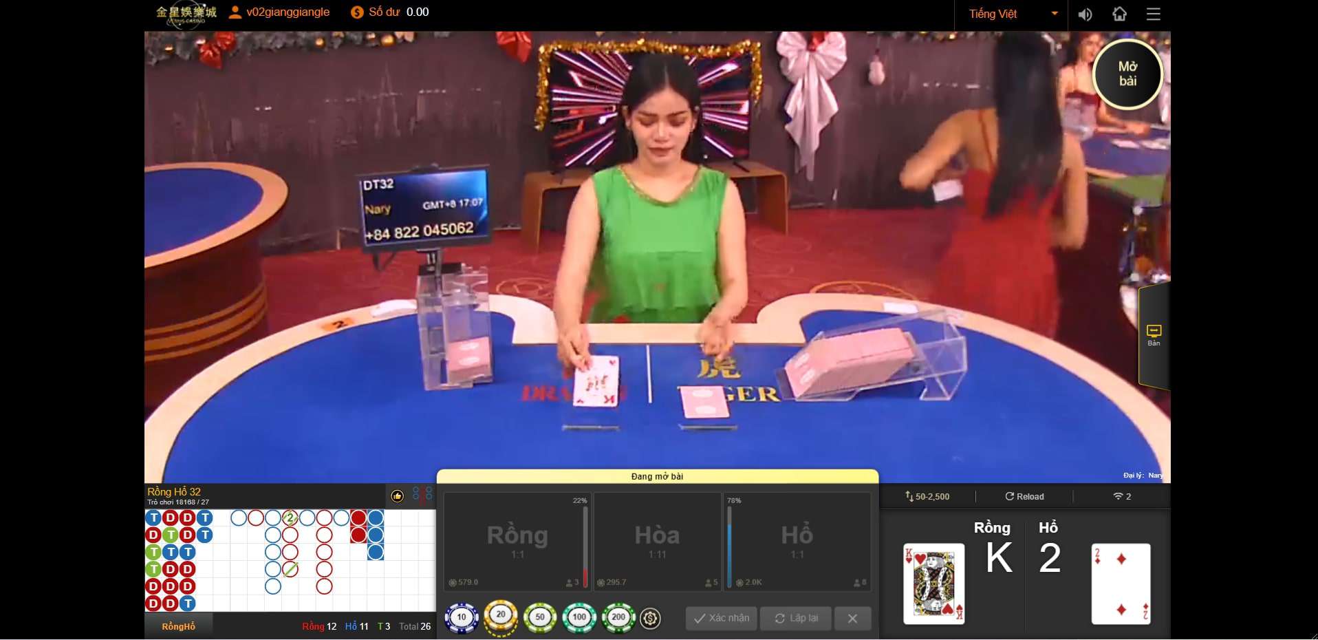 Lấy được rất nhiều chiến thắng trong Rồng Hổ nếu sở hữu bí quyết sau